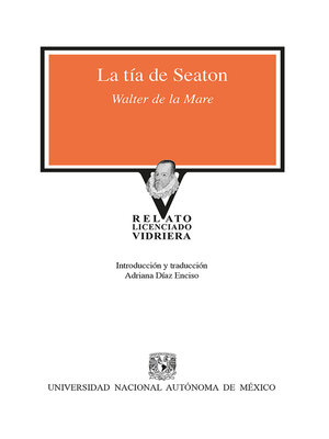cover image of La tía de Seaton